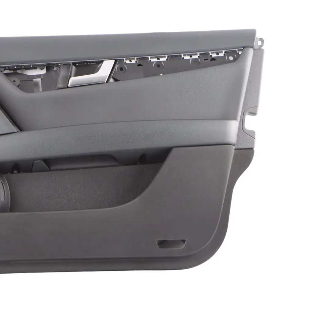 Mercedes W204 Door Card Front Right O/S  Trim Panel Cover Black Cloth Fabric