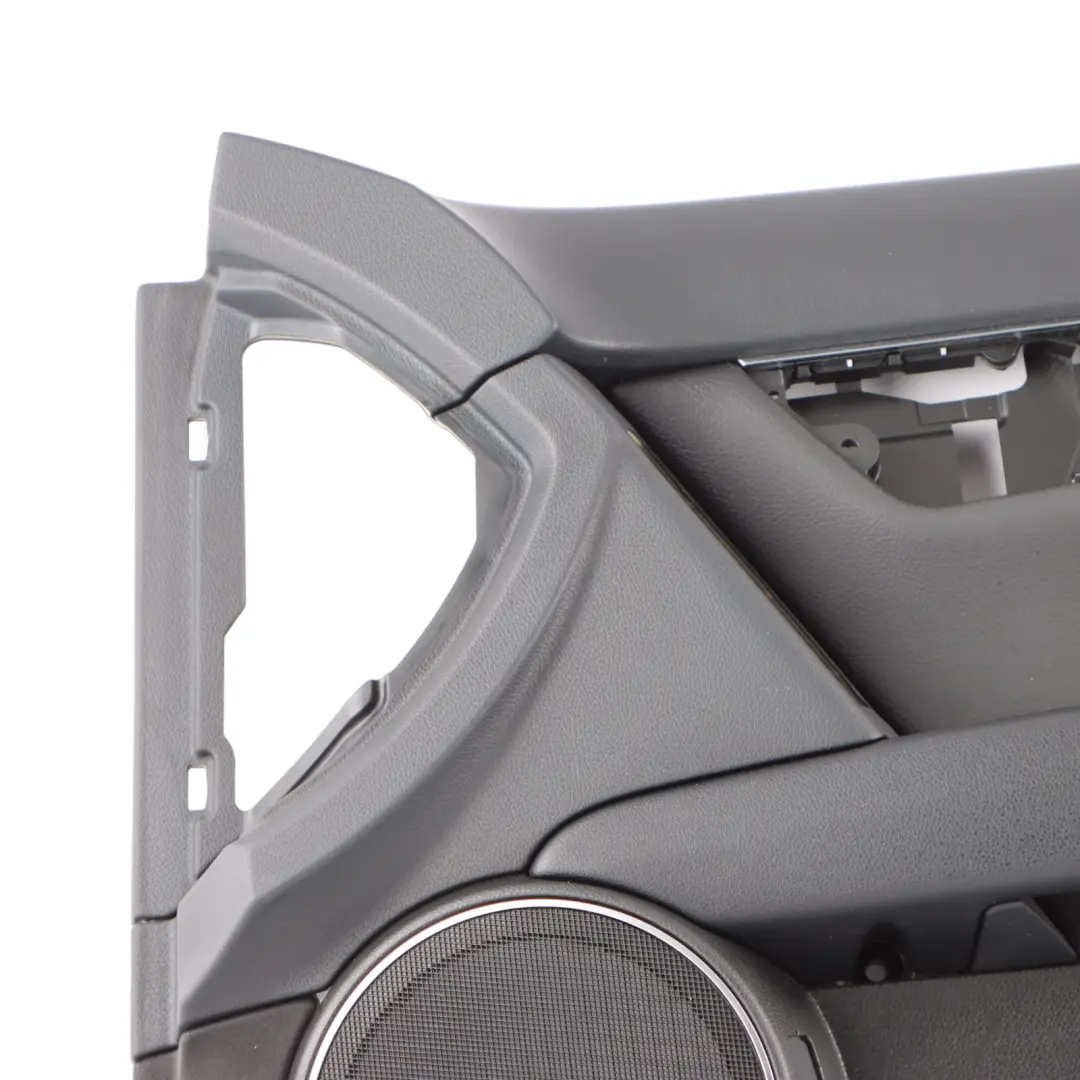 Mercedes W204 Door Card Front Right O/S  Trim Panel Cover Black Cloth Fabric