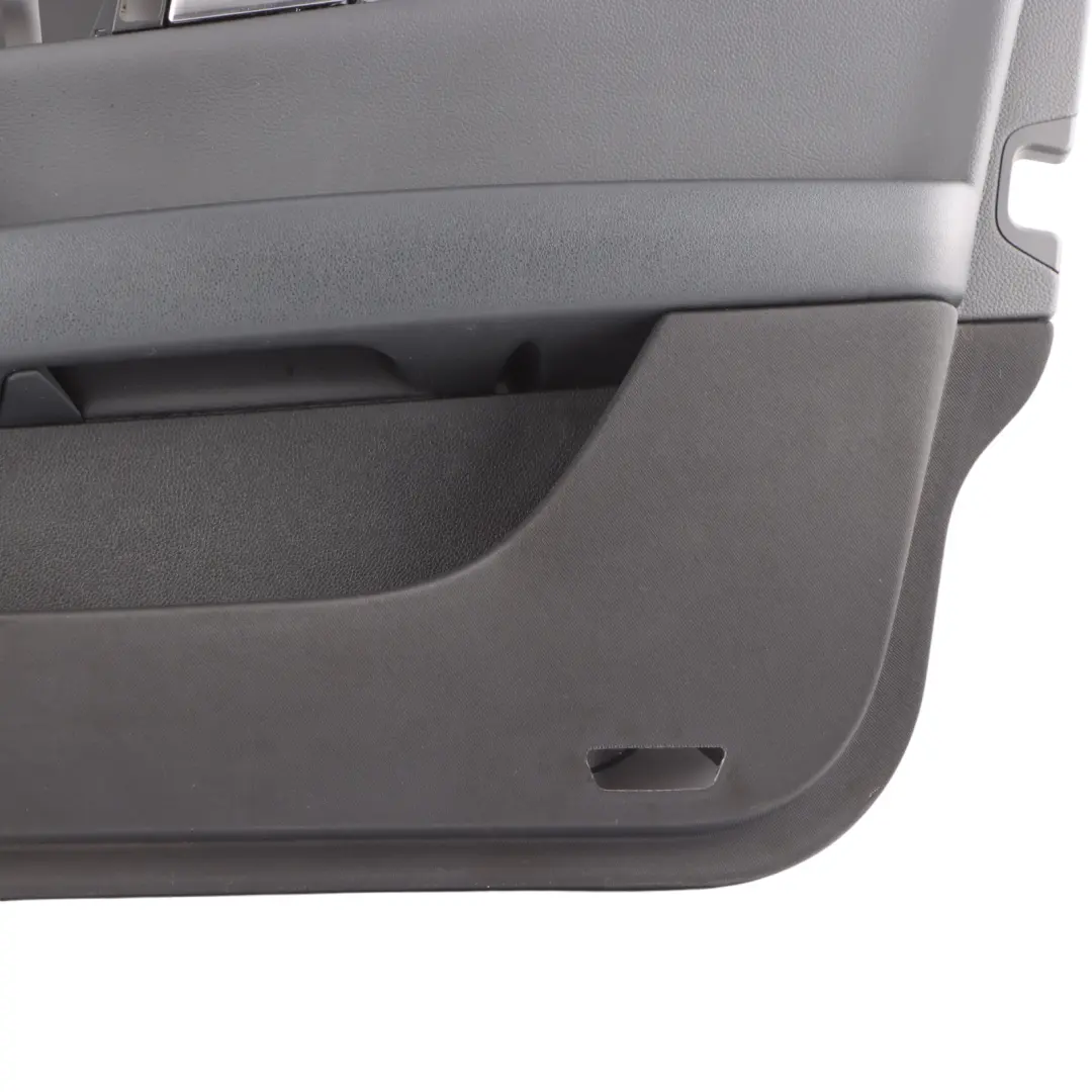 Mercedes W204 Door Card Front Right O/S  Trim Panel Cover Black Cloth Fabric