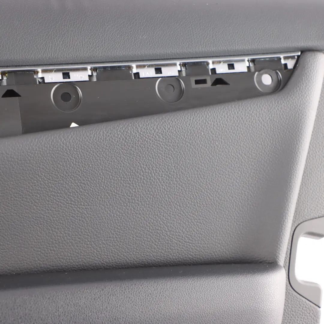 Mercedes W204 Door Card Front Right O/S  Trim Panel Cover Black Cloth Fabric