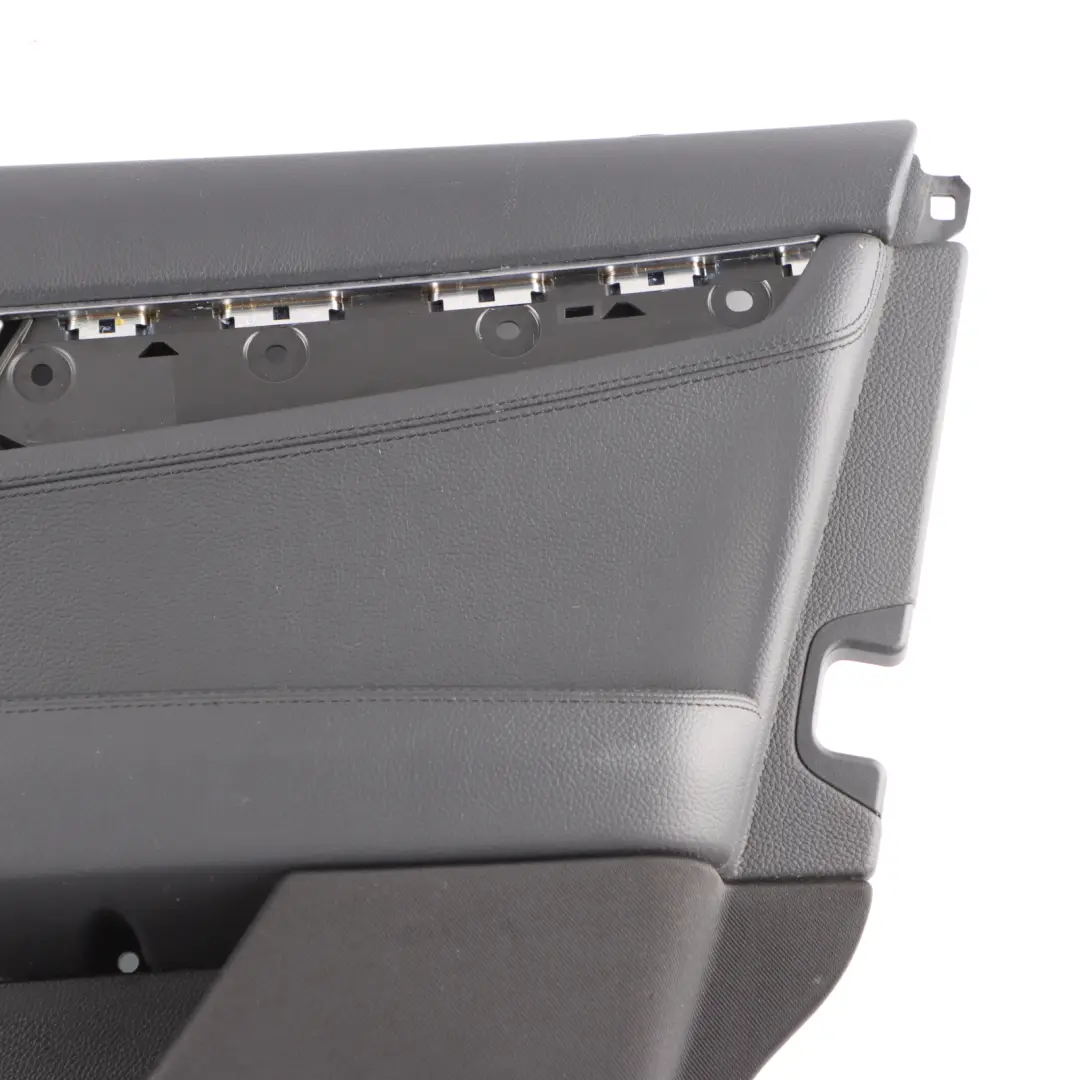 Mercedes W204 Front Right O/S Door Card Trim Panel Leather Black A2047203163