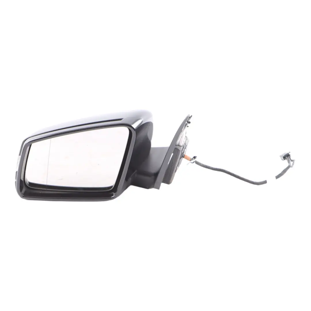 Mercedes W204 Wing Mirror Door Left N/S Obsidian Black Metallic - 197