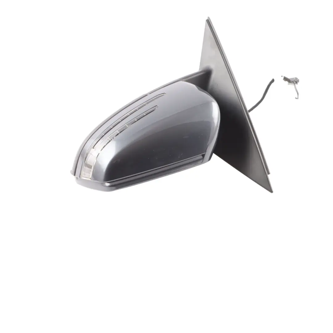 Mercedes W204 Wing Mirror Power Fold Door Left N/S Tenorite Grey Metallic - 755