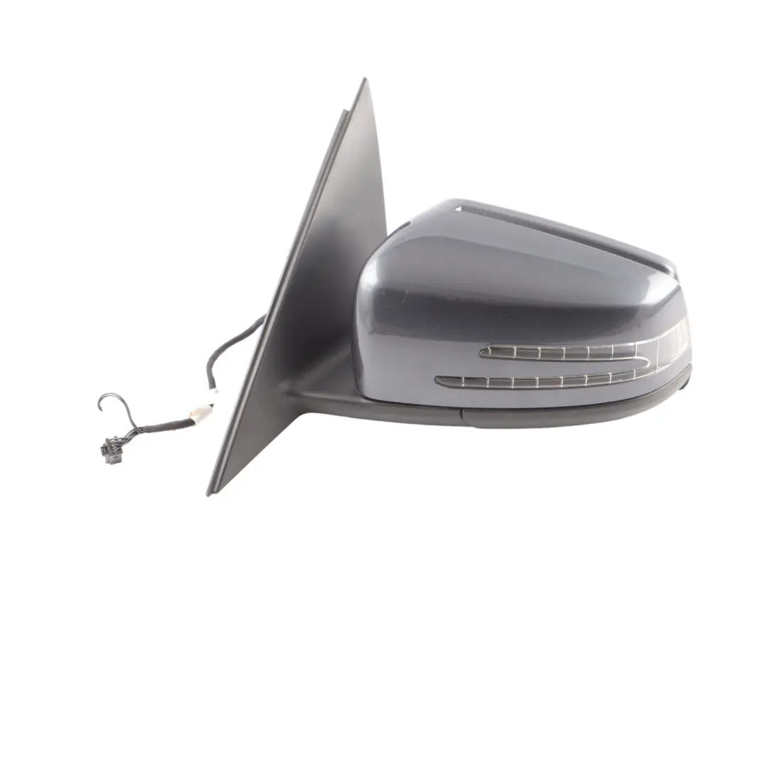 Mercedes W204 Wing Mirror Power Fold Door Left N/S Tenorite Grey Metallic - 755