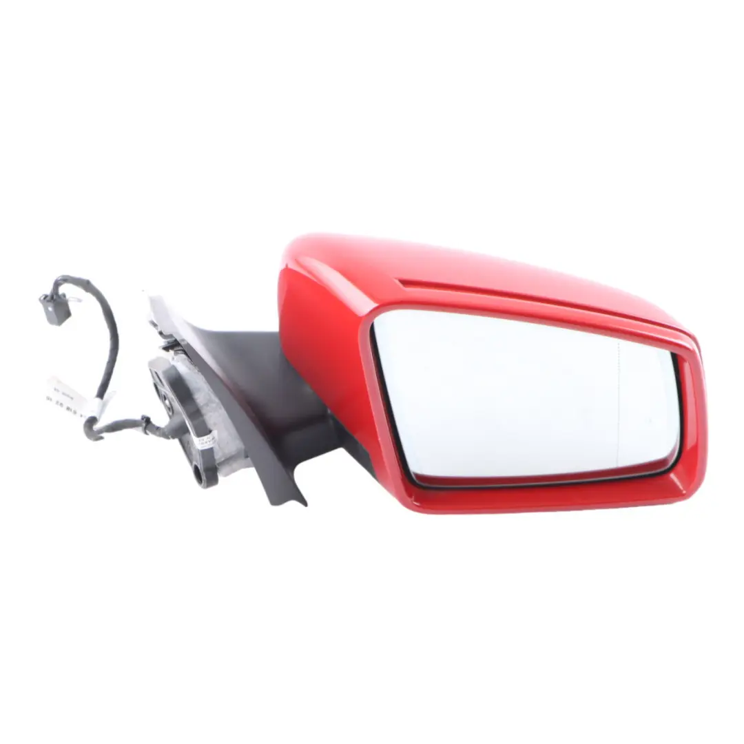 Mercedes W204 Coupe Wing Mirror Door Right O/S Power Fold Fire Opal Red 590