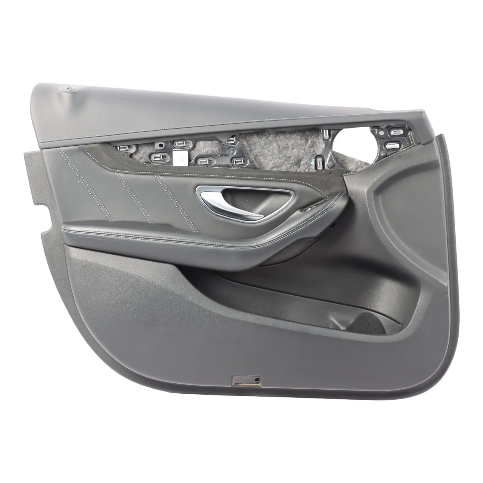 Mercedes W205 Door Card Cover Front Left N/S Trim Panel Black Leather 