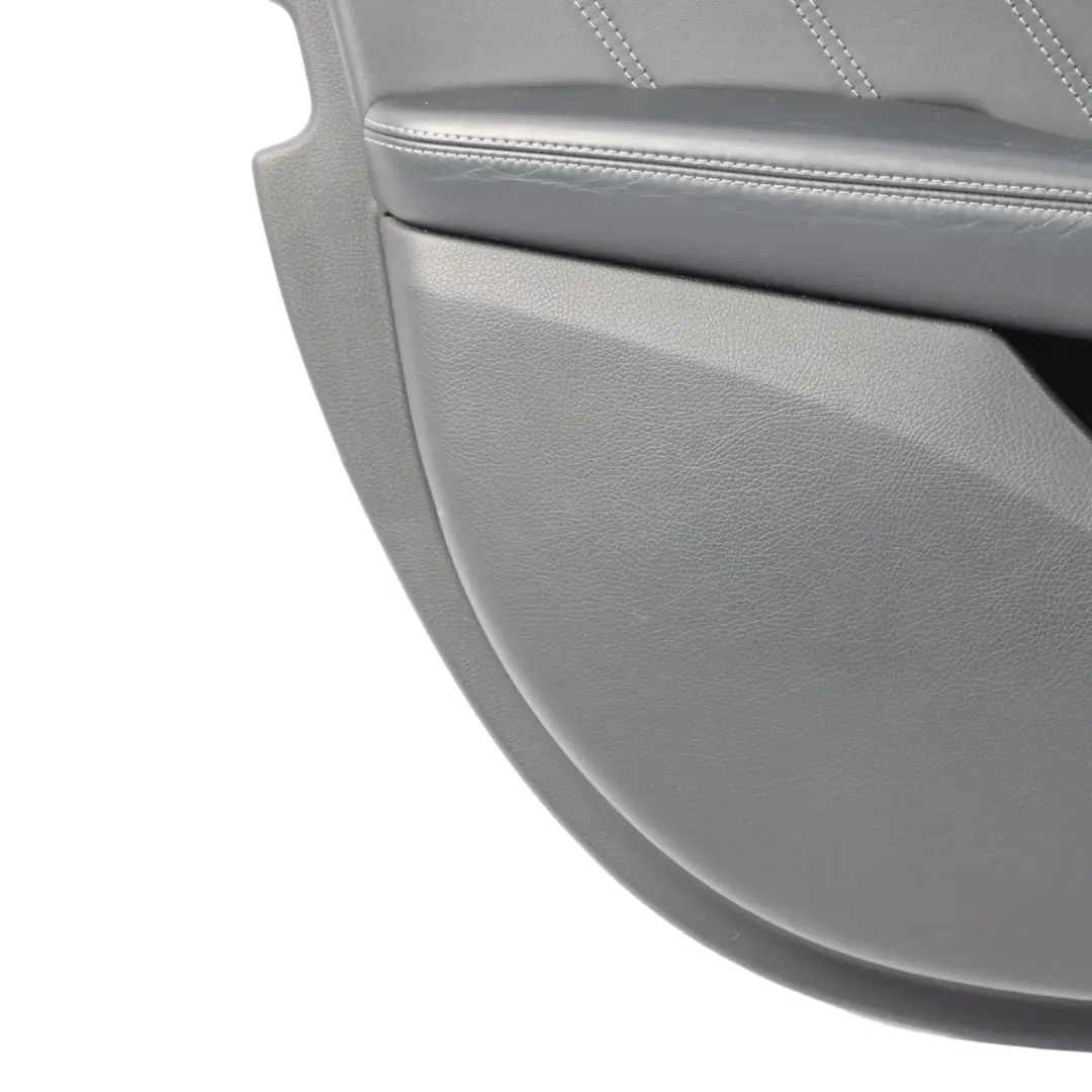 Mercedes W205 Door Card Cover Front Left N/S Trim Panel Black Leather 