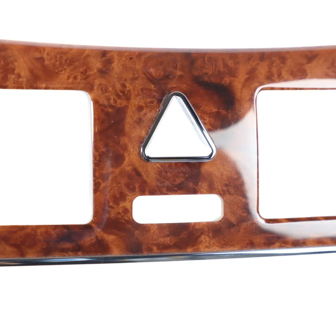 Mercedes CLK C209 Dashboard Strip Centre Trim Cover Panel Set Wood Burr Walnut