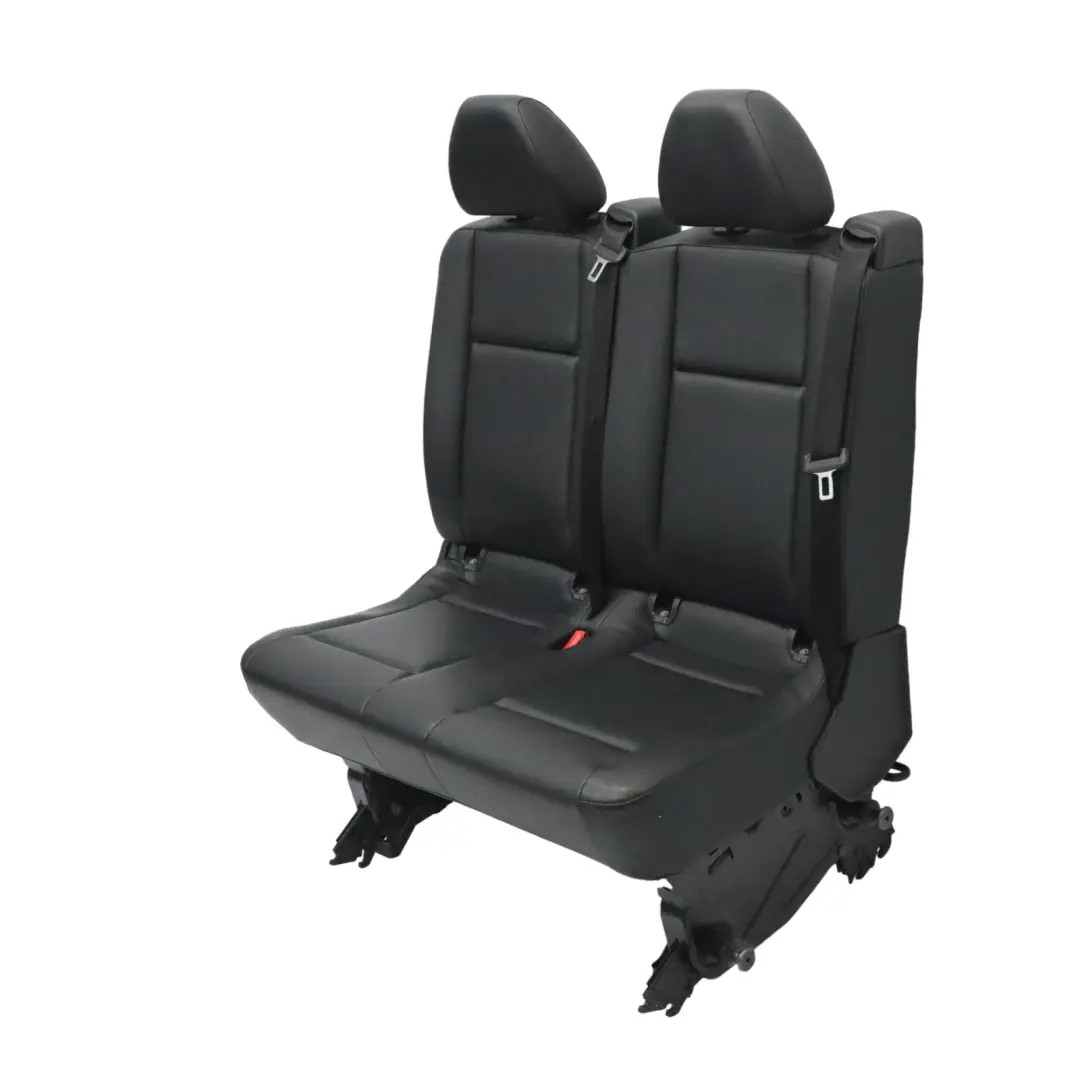 Mercedes Vito W447 Double Bench Rear Seat Leather Leatherette Black