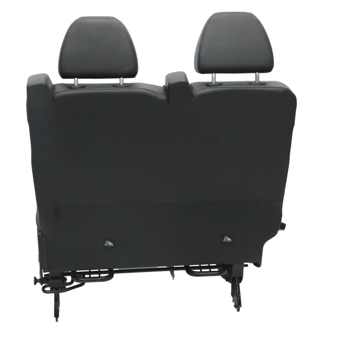 Mercedes Vito W447 Double Bench Rear Seat Leather Leatherette Black