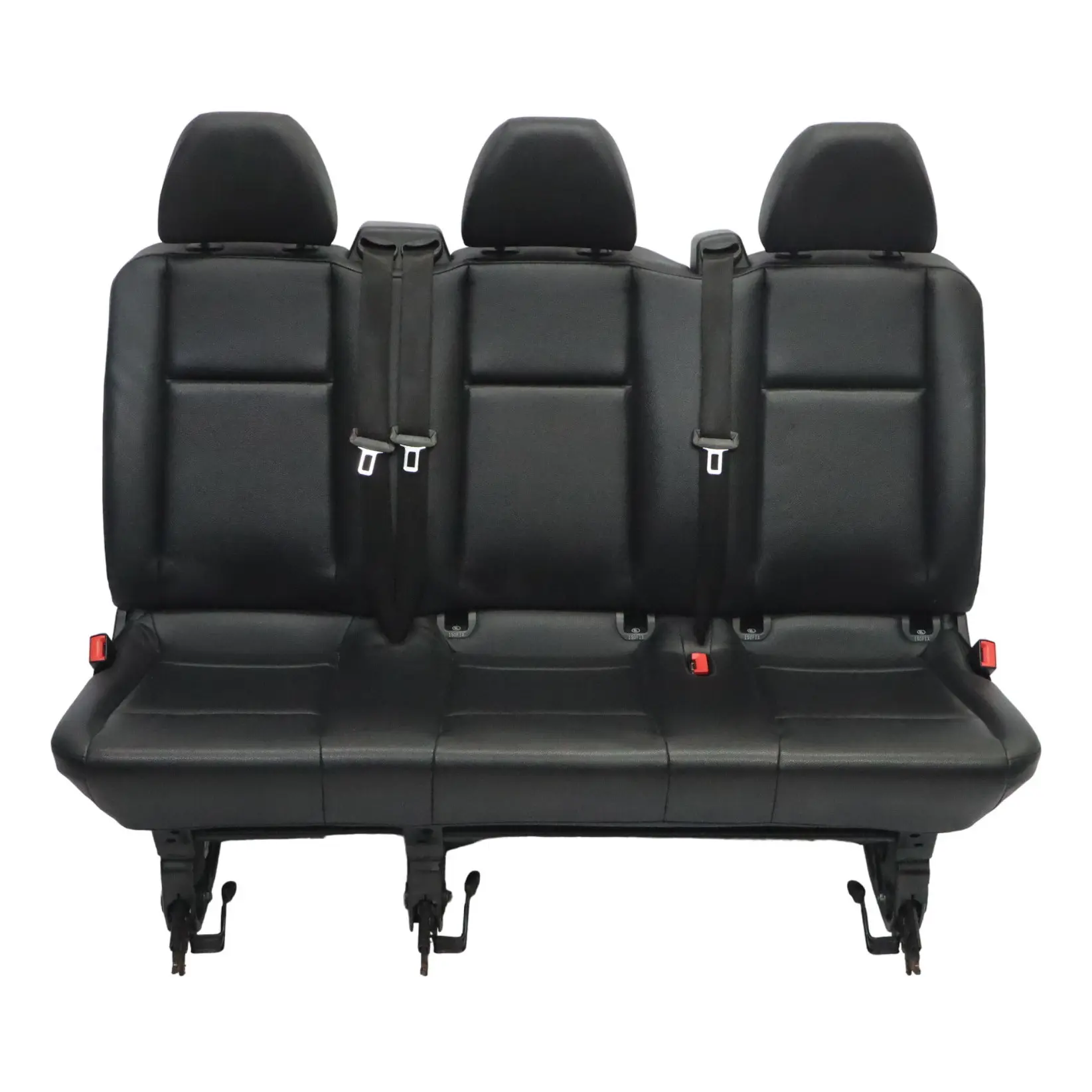 Mercedes Vito W447 Rear Seats Three Seater Seat Bench Backrest Leather Black