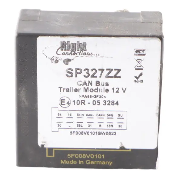 ECS Electronics 12V Trailer Module Control Unit SP327ZZ 5F008V0101