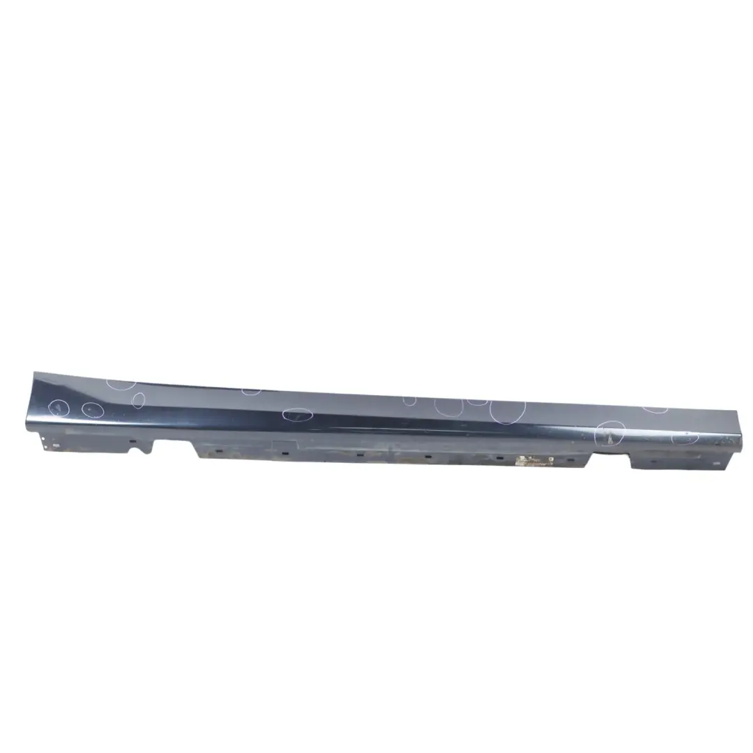 BMW E90 E91 Side Skirt Sill Strip Right O/S Monacoblau Monaco Blau Blue  - A35