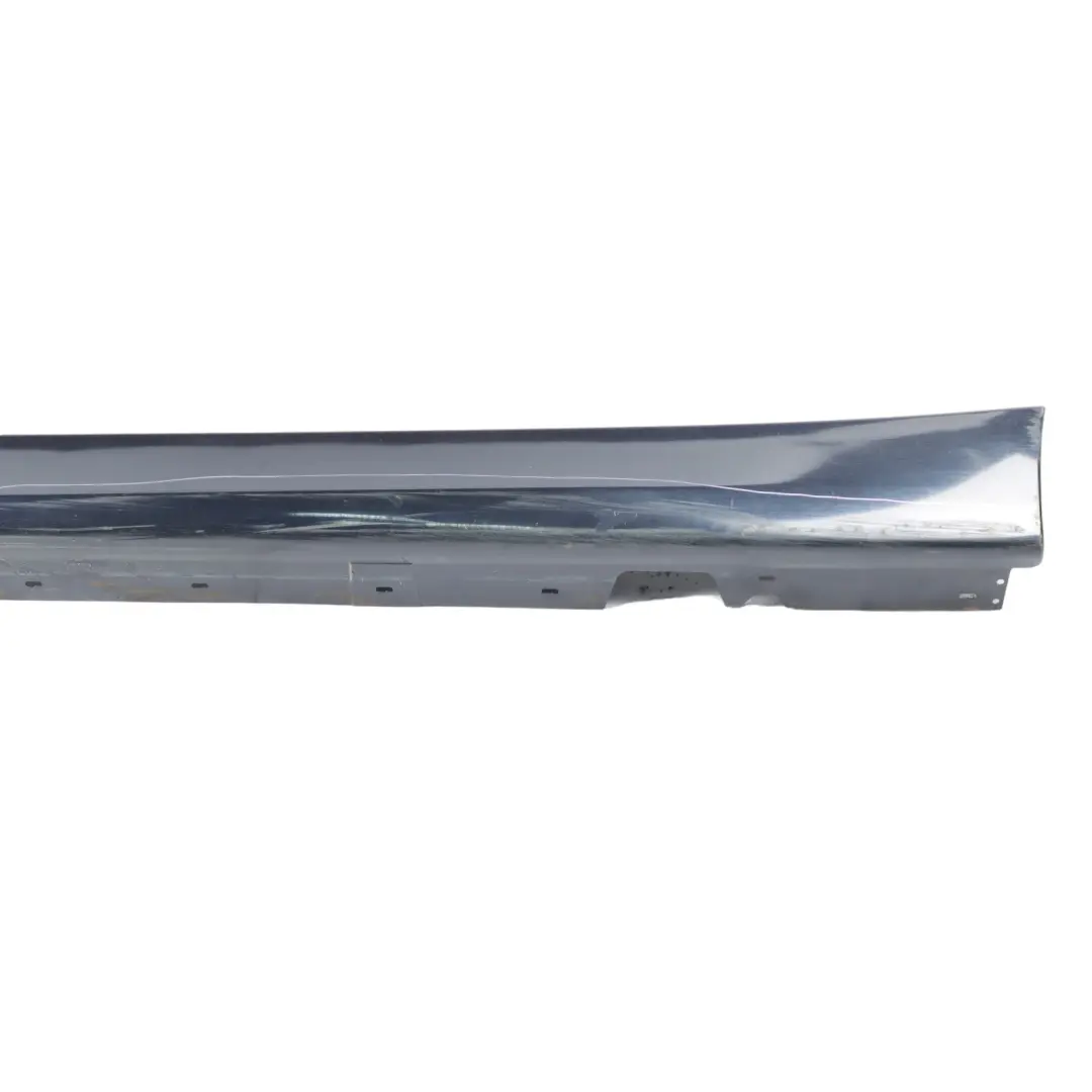 BMW E90 Sill Strip Side Skirt Left Panel N/S E91 Monacoblau Blue Metallic - A35