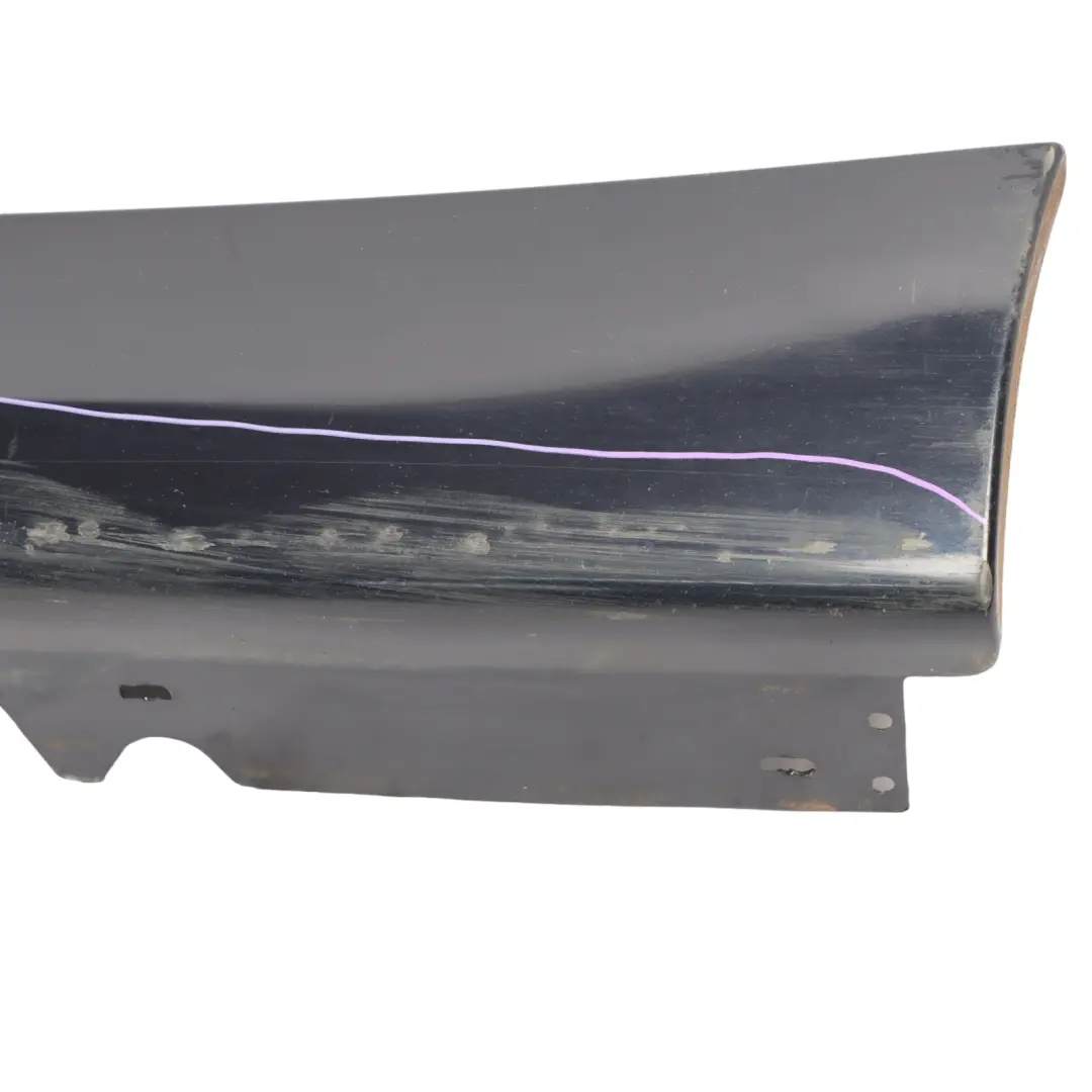 BMW E90 Sill Strip Side Skirt Left Panel N/S E91 Monacoblau Blue Metallic - A35