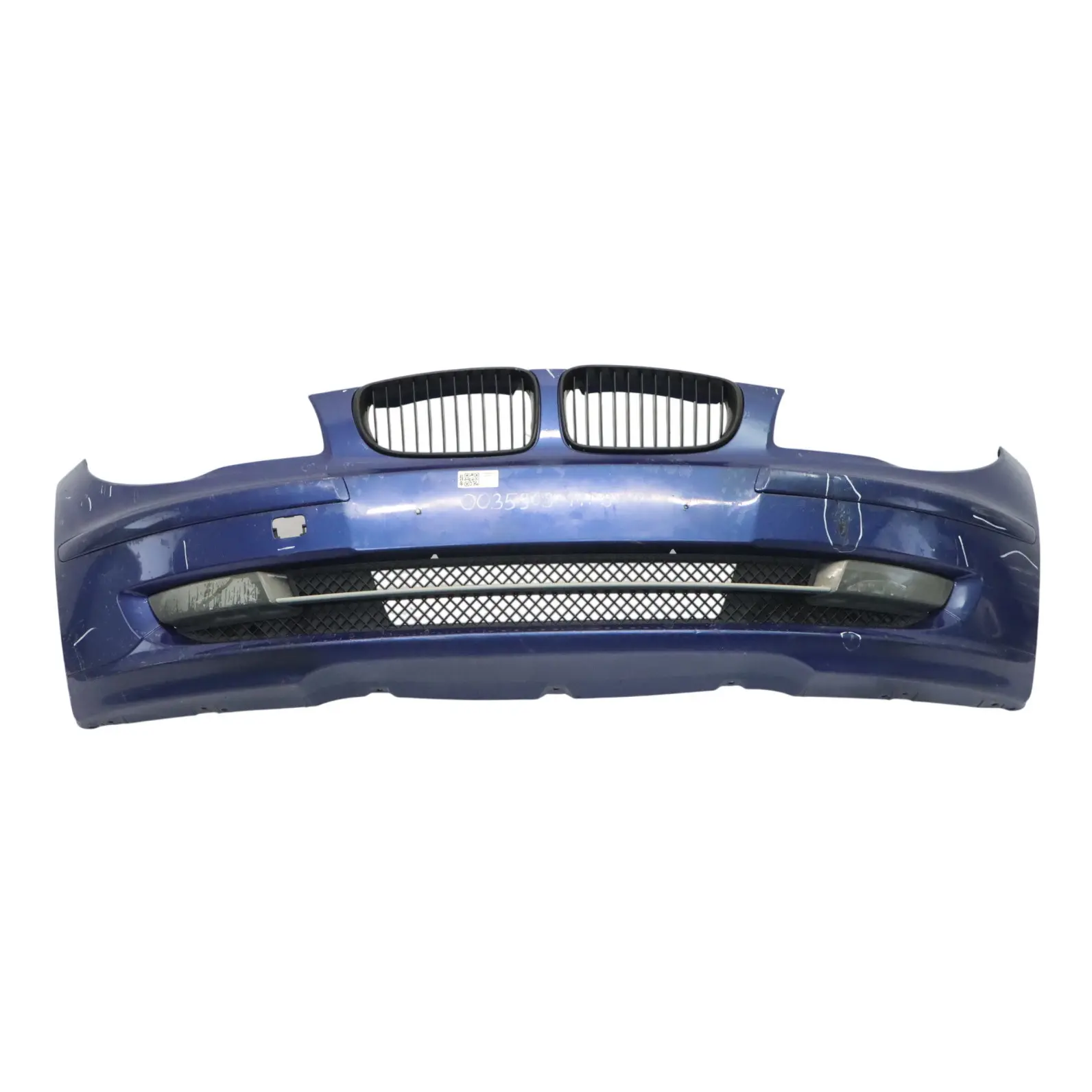 BMW E81 E87 LCI Complete Front Bumper Trim PDC Montegoblau Montego Blue - A51