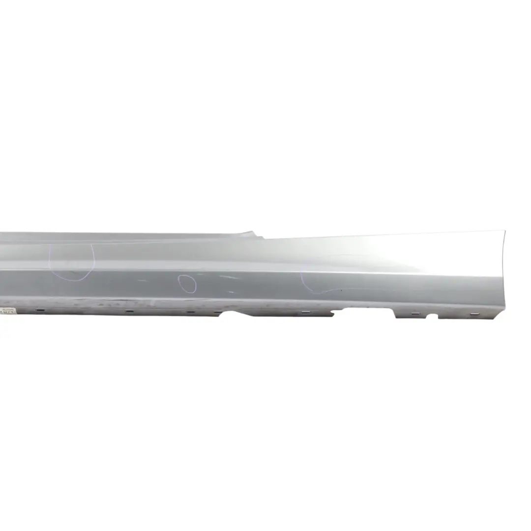 BMW E81 E82 E88 Side Skirt Sill Strip Left N/S Spacegrau Grey Metallic - A52