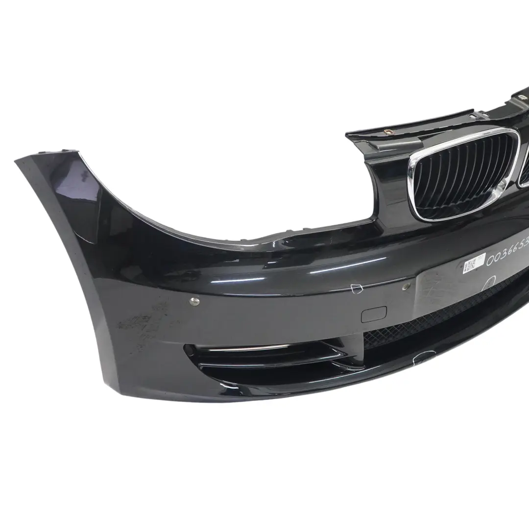 BMW E82 E88 Zderzak Przedni PDC Black Sapphire Czarny Metalik - 475