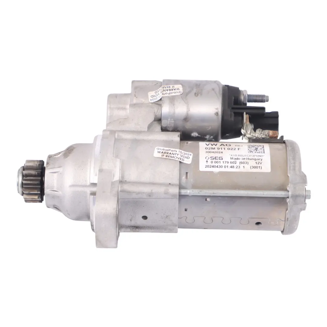 Audi Q2 GA 35 TFSI DXDB Gasolina Motor de Arranque Manual 02M911022F