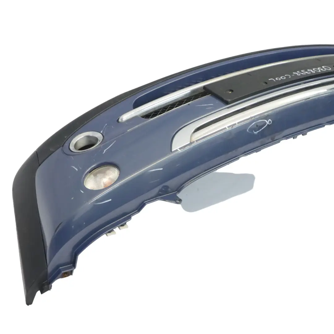 Mini Cooper R50 R52 Complete Front Bumper Panel Cool Blue Metallic - A27