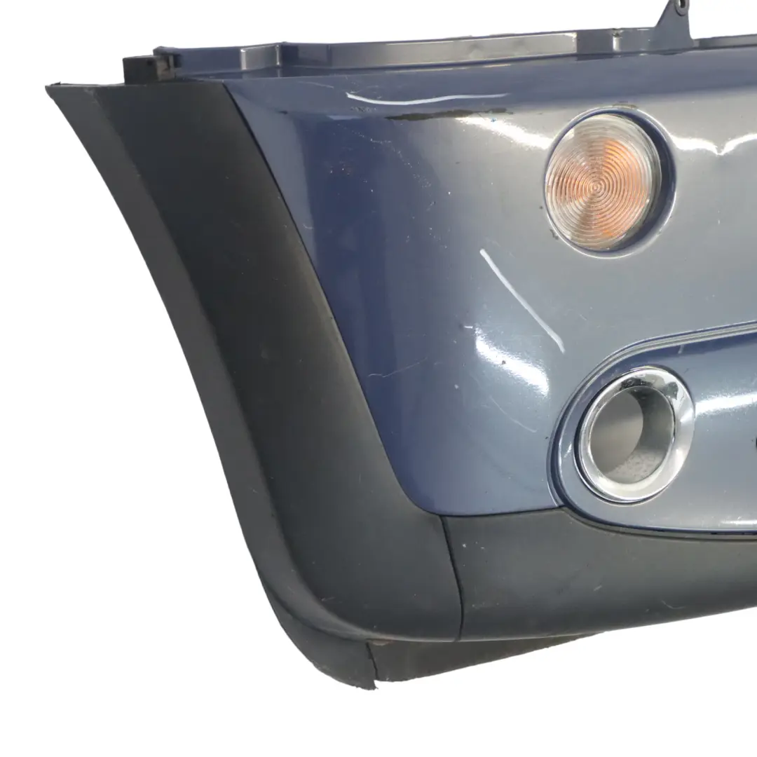 Mini Cooper R50 R52 Complete Front Bumper Panel Cool Blue Metallic - A27