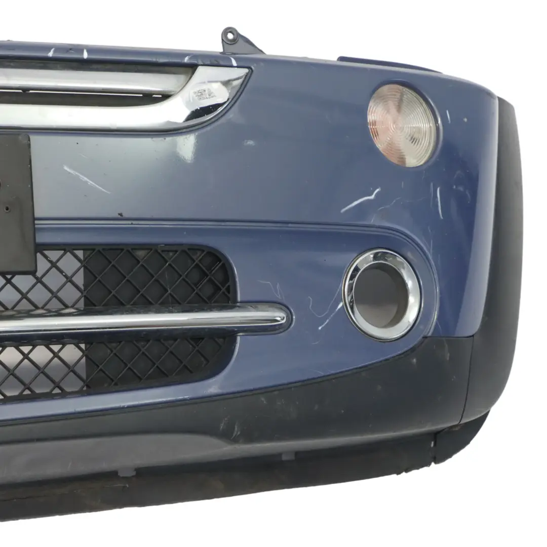 Mini Cooper R50 R52 Complete Front Bumper Panel Cool Blue Metallic - A27