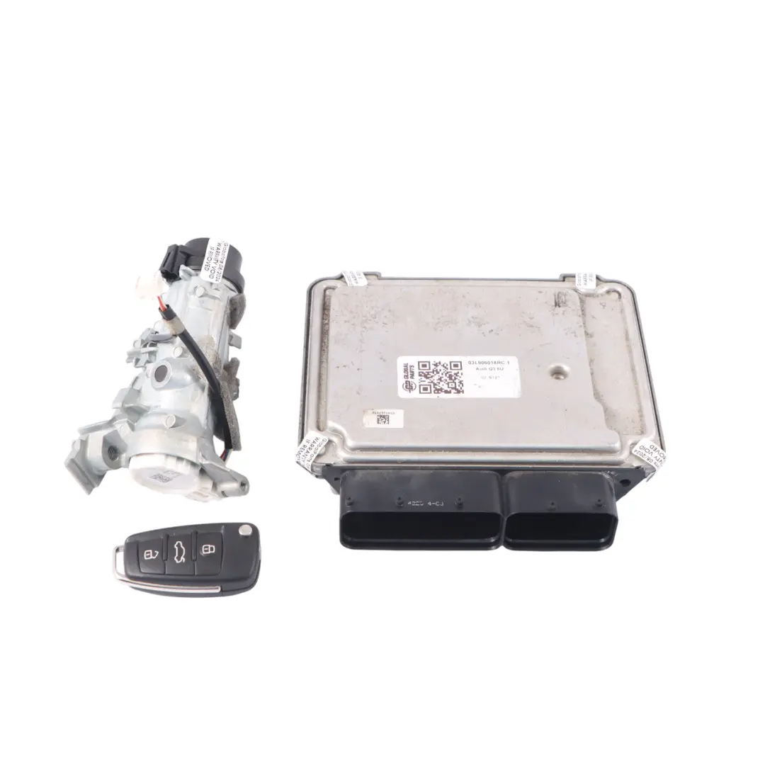 Audi Q3 8U 2.0 TDI CFGC Quattro Motor Kit ECU 03L906018RC Llave contacto Manual