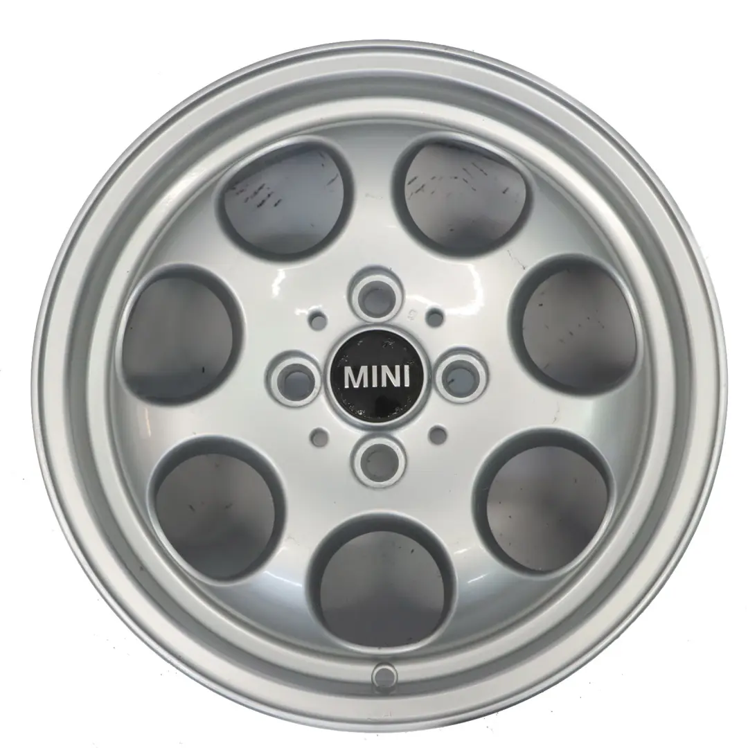 Mini One R50 R55 R56 R57 Llanta De aleacion plateada 15" 5,5J ET:45 7-Hole 81