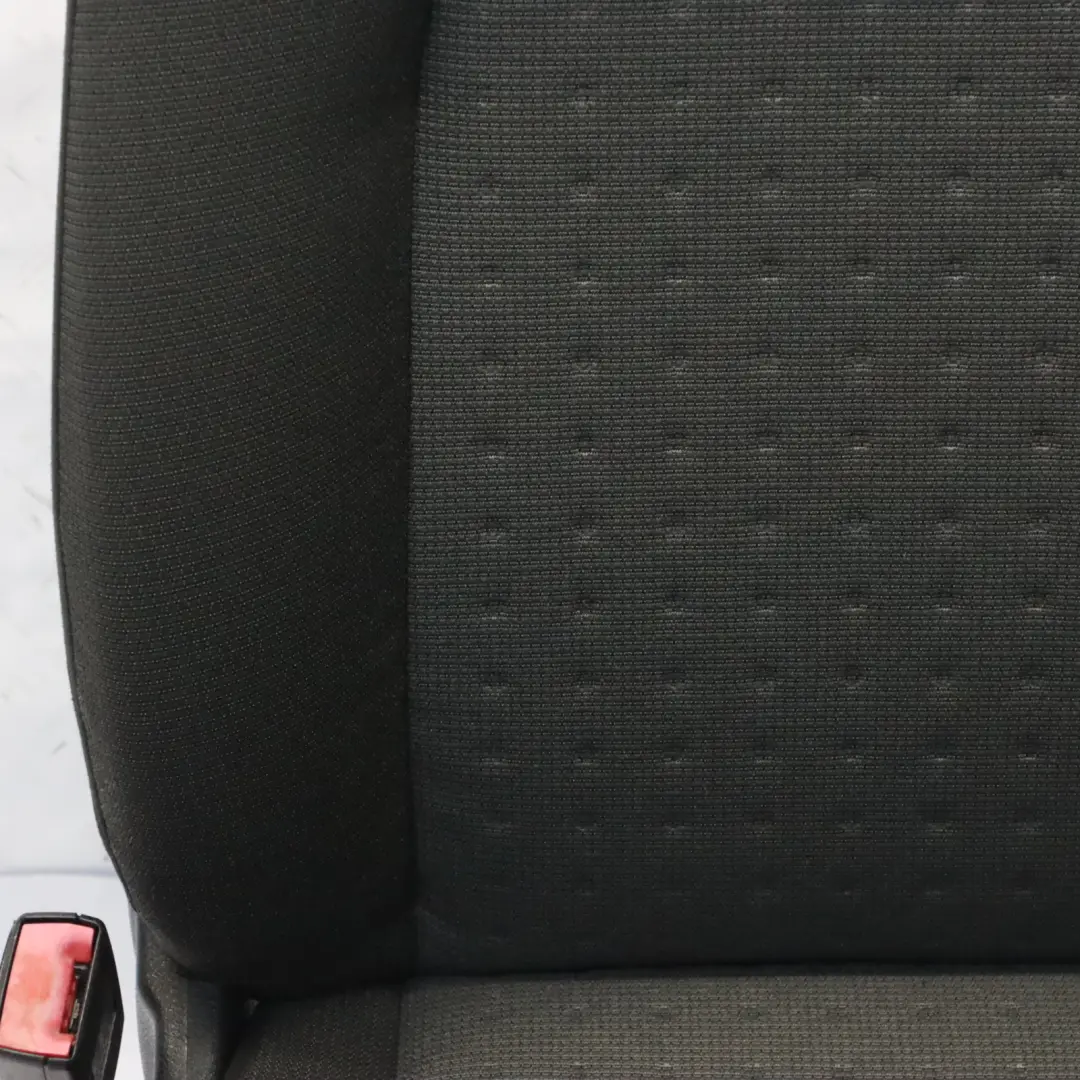 Volkswagen VW New Beetle Front Left N/S Seat Cloth Fabric Grey Black Interior