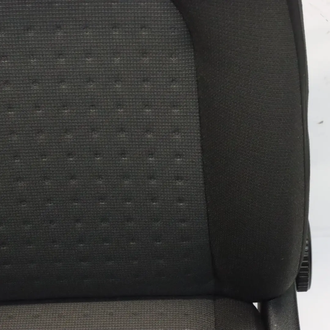 Volkswagen VW New Beetle Front Left N/S Seat Cloth Fabric Grey Black Interior