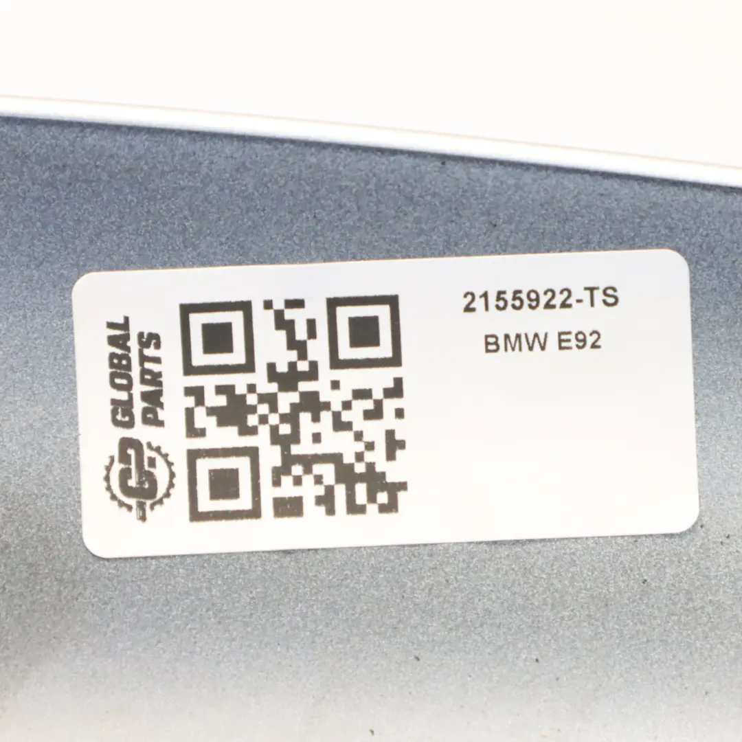 BMW E92 E93 Panel lateral guardabarros derecha Titansilber Titan Silver 354