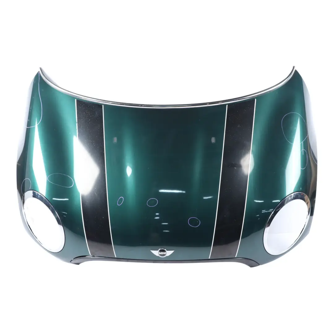 Mini R55 R56 Hood Bonnet Engine Cover Panel British Racing Green Metallic - A67