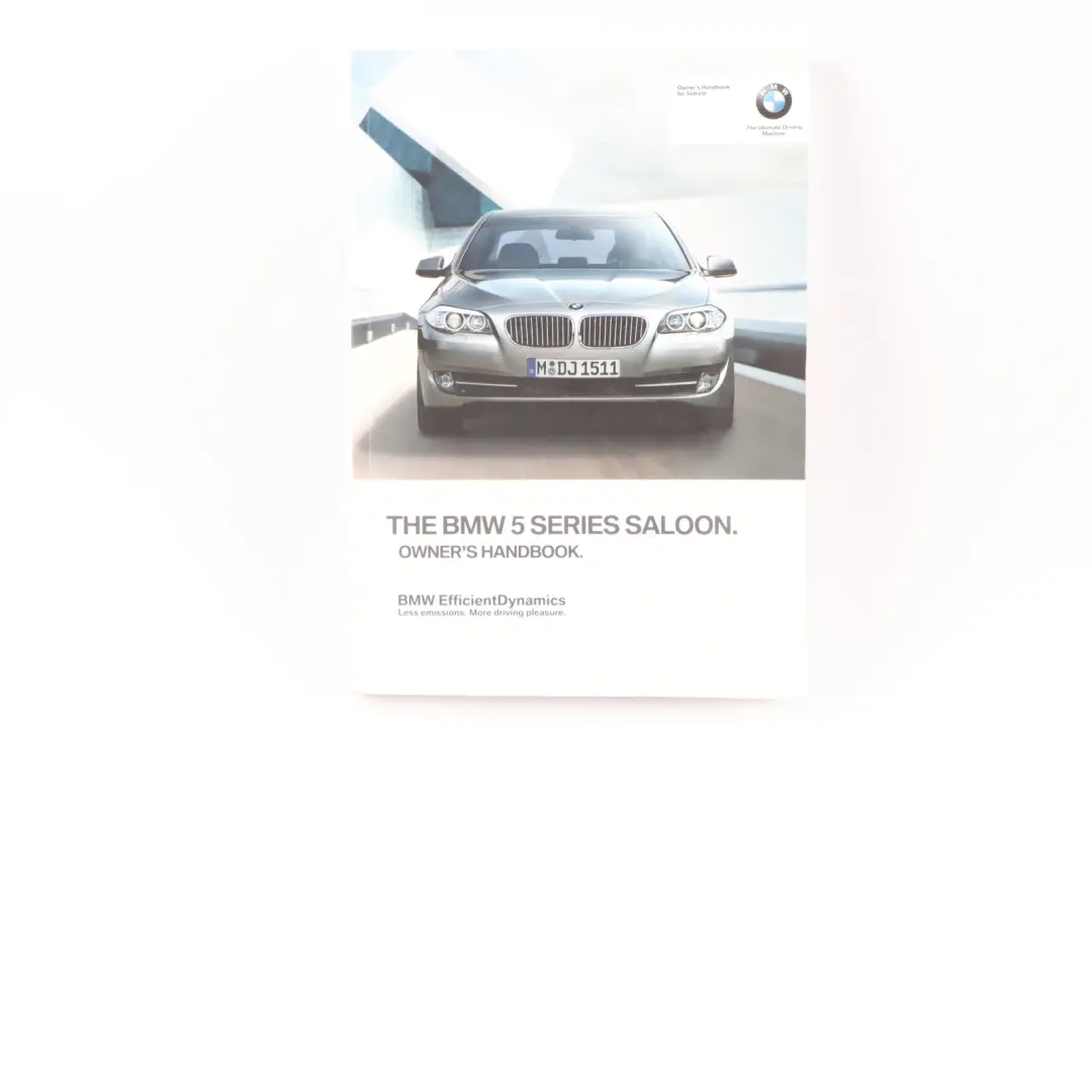 BMW F10 Owner's Handbook Instruction Book Set Wallet Case Pouch 2916768