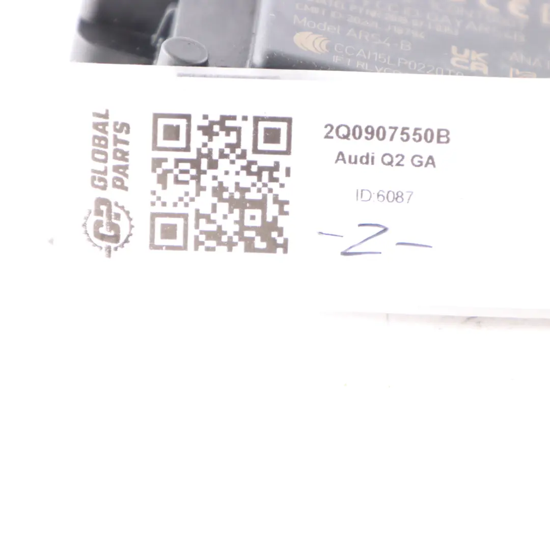 Front Radar Sensor Audi Q2 Volkswagen Skoda Seat Control Unit Module 2Q0907550B