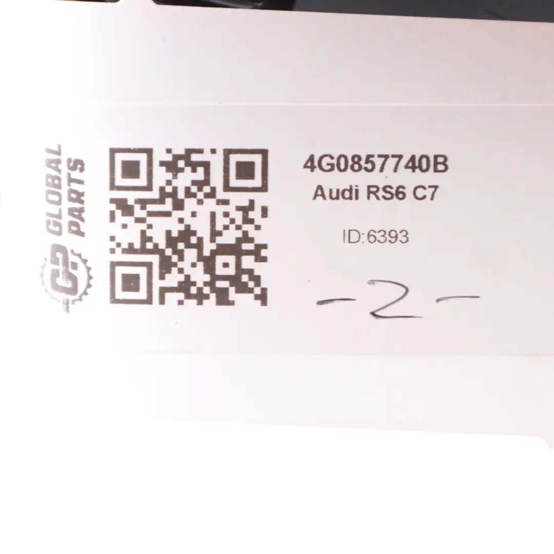 Audi A6 C7 Zaczep Klamra Pasa Bezpieczeństwa Prawy Tył 4G0857740B