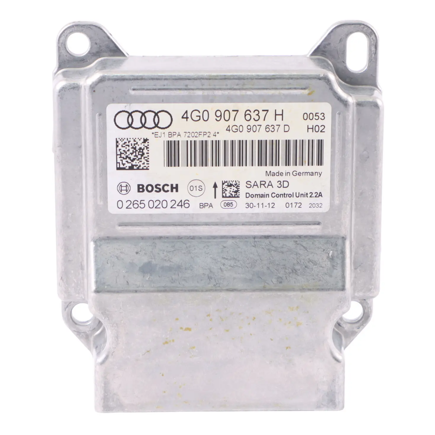 Audi A6 C7 ESP Yaw Rate Module Control Unit Sensor ECU 4G0907637H