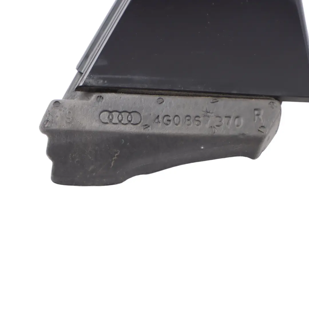 Audi A6 C7 4G Triangle Cover Trim Rear Door Right O/S High Gloss 4G5853274