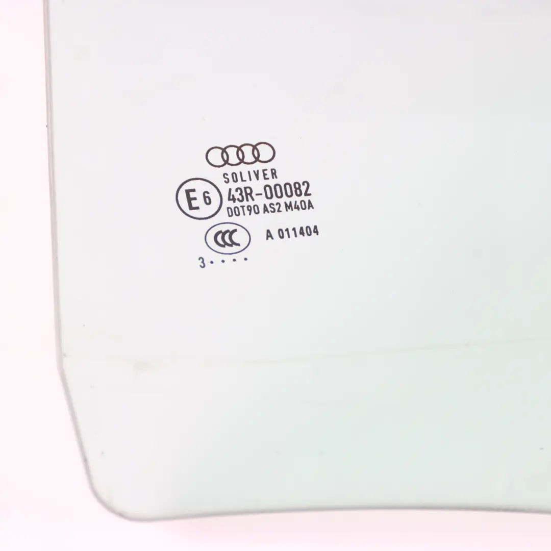 Audi RS6 C7 Side Glass Window Rear Door Left N/S Green AS2 4G9845205