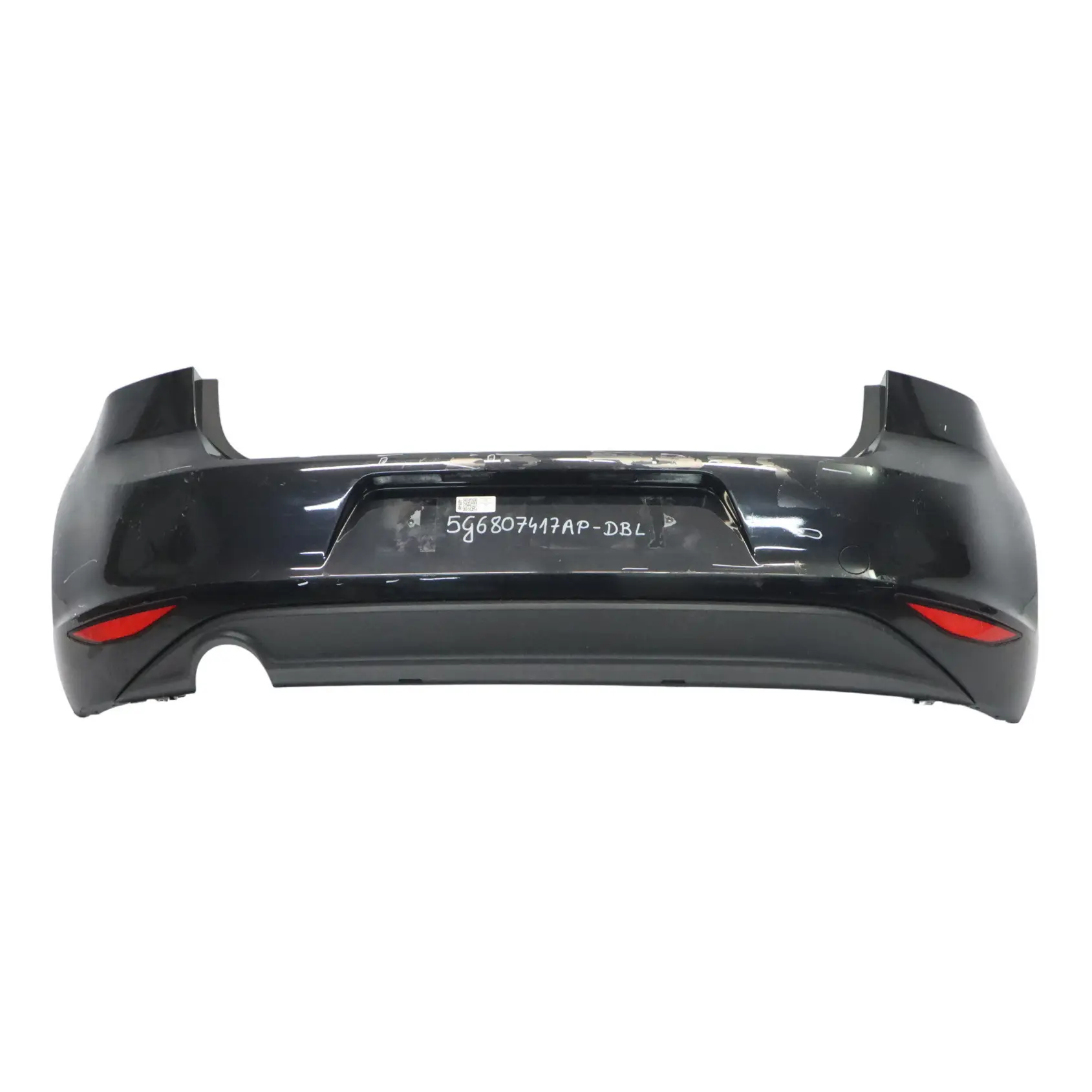 Volkswagen VW Golf Mk7 Bumper Rear Trim Panel Cover Deep Black - C9X