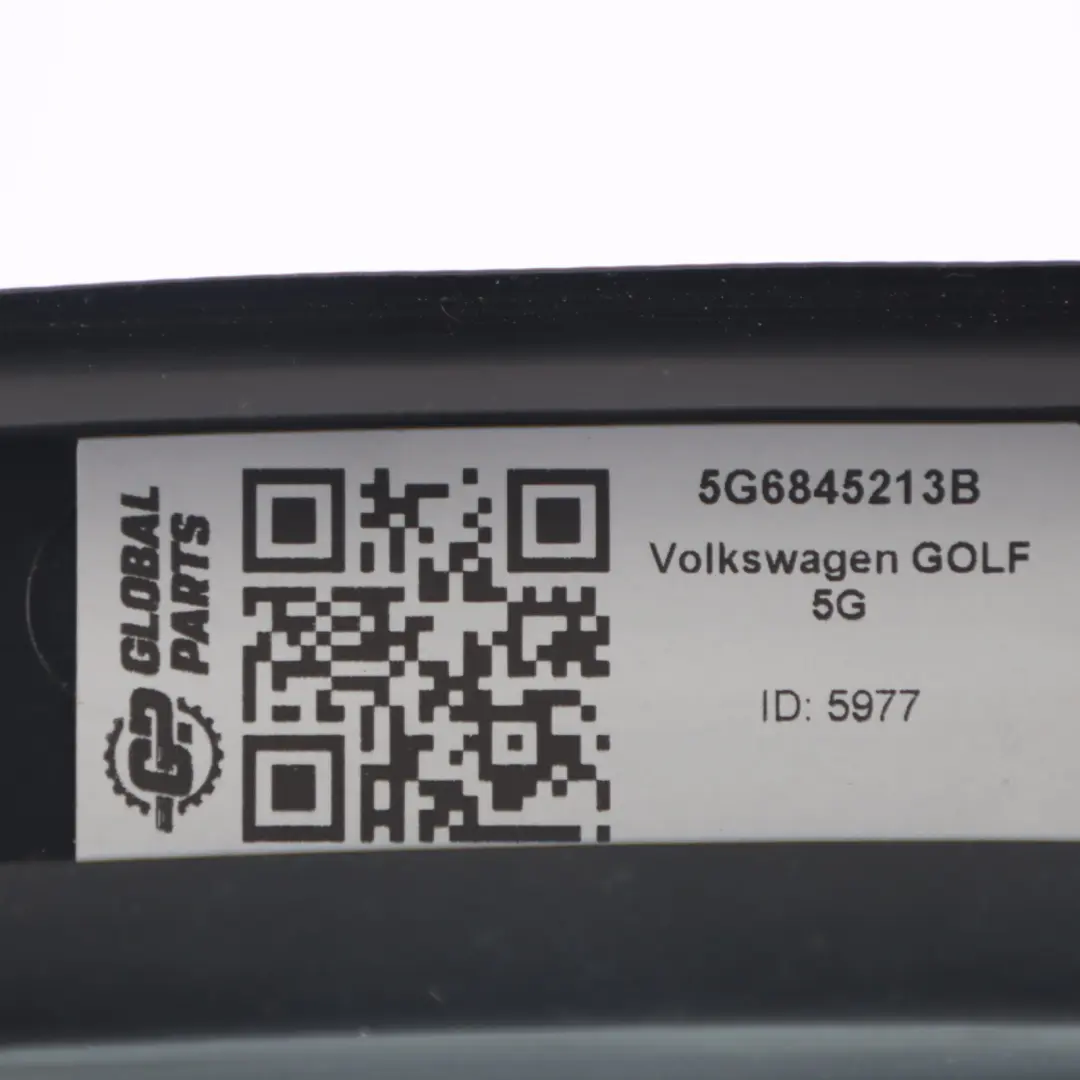 Volkswagen Golf 5G Szyba Boczna Drzwi Lewy Tył Tylna Lewa AS2 5G6845213B