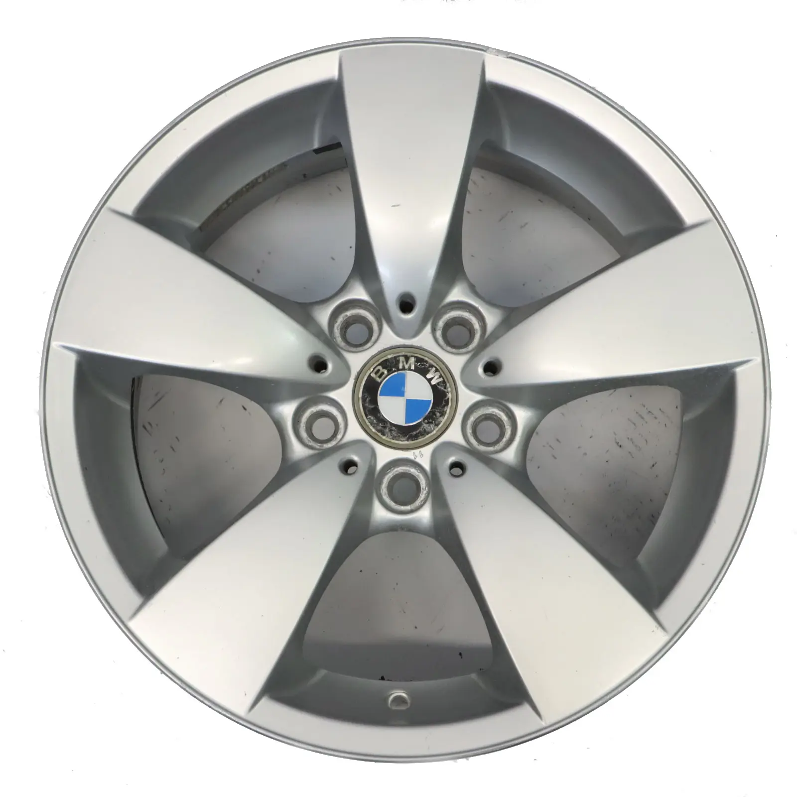 BMW E60 E61 Silver Alloy Wheel Rim 17" Spider Spoke 138 ET:20 7,5J