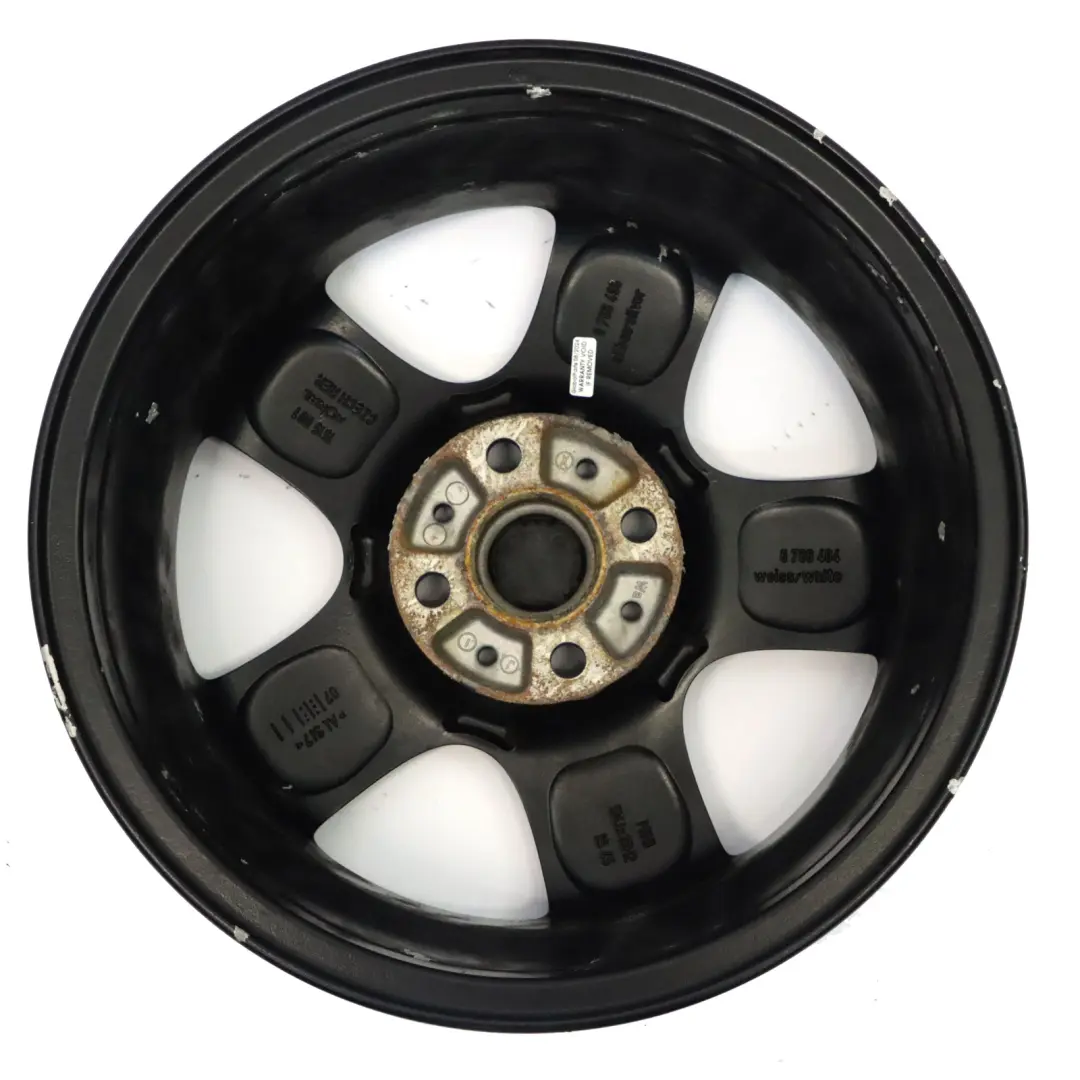 Mini Cooper One R50 R55 R56 Black Wheel Alloy Rim 15" 5-Start Spooler 100