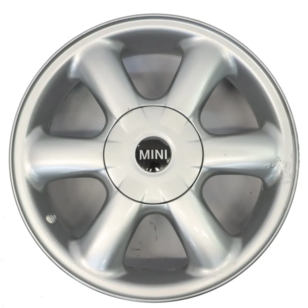 Mini One R50 R56 Silver Llanta De aleacion 15" ET:45 5,5J Rotator Spoke 101