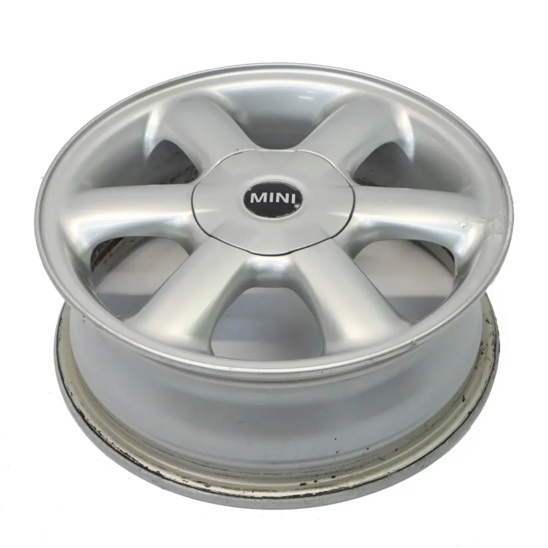 Mini One R50 R56 Silver Llanta De aleacion 15" ET:45 5,5J Rotator Spoke 101