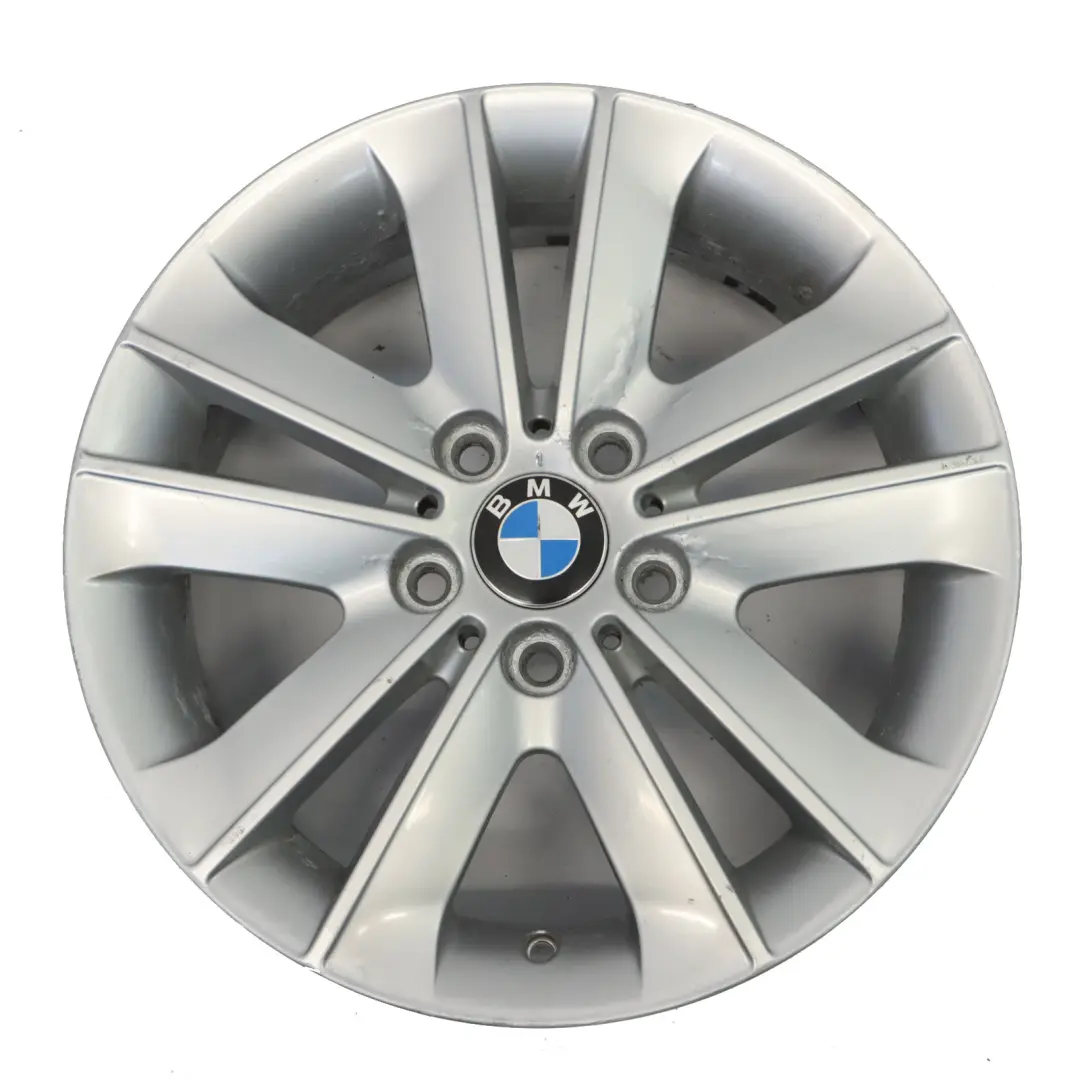 BMW E81 E82 Llanta de Aleacion Plateada 17" V-Spoke 141 ET:47 7J 6762888 6775621