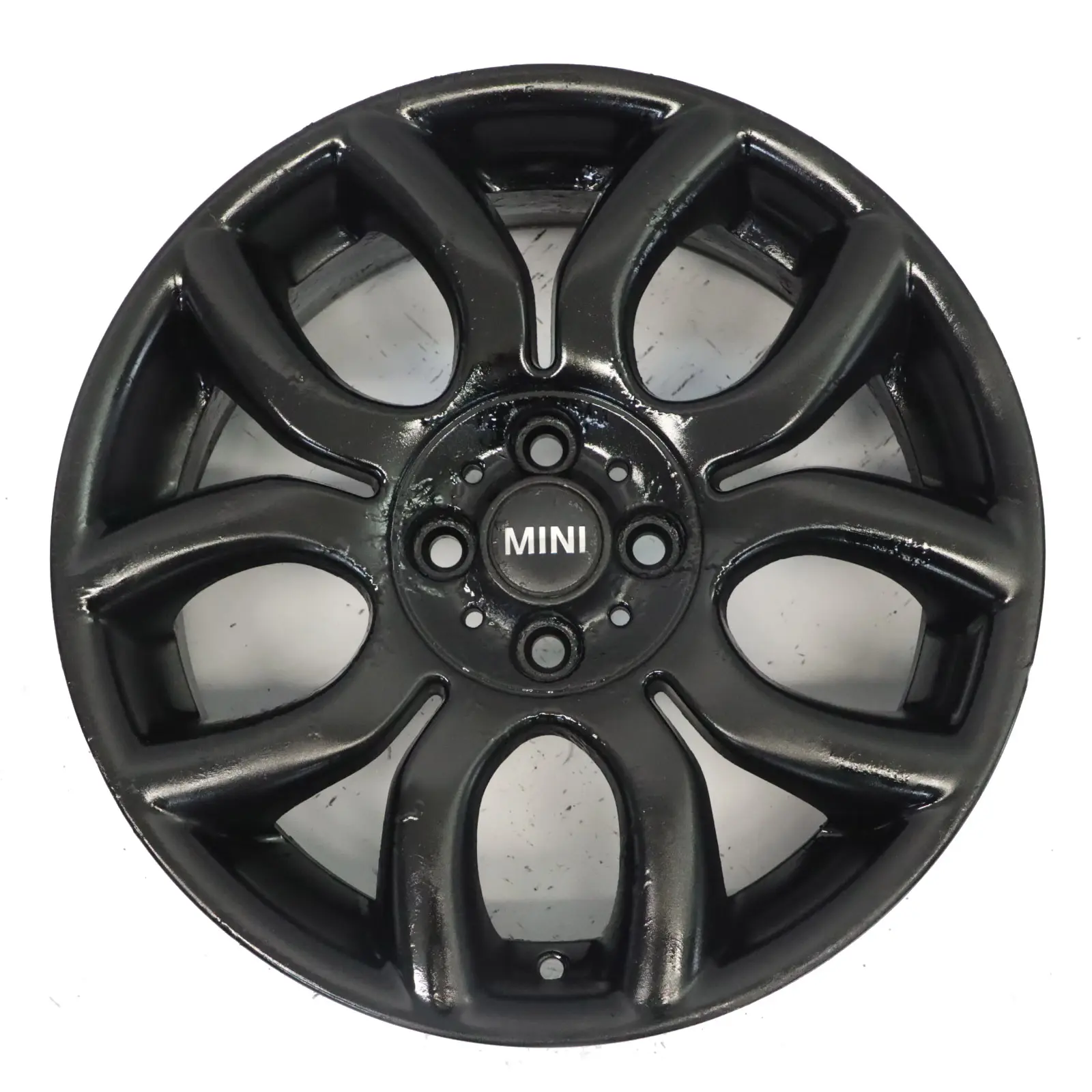 Mini Cooper R50 R55 R56 Black Wheel Alloy Rim 17" 7J ET:48 Flame Spoke 97