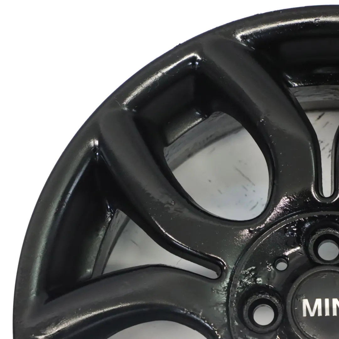 Mini Cooper R50 R55 R56 Black Wheel Alloy Rim 17" 7J ET:48 Flame Spoke 97