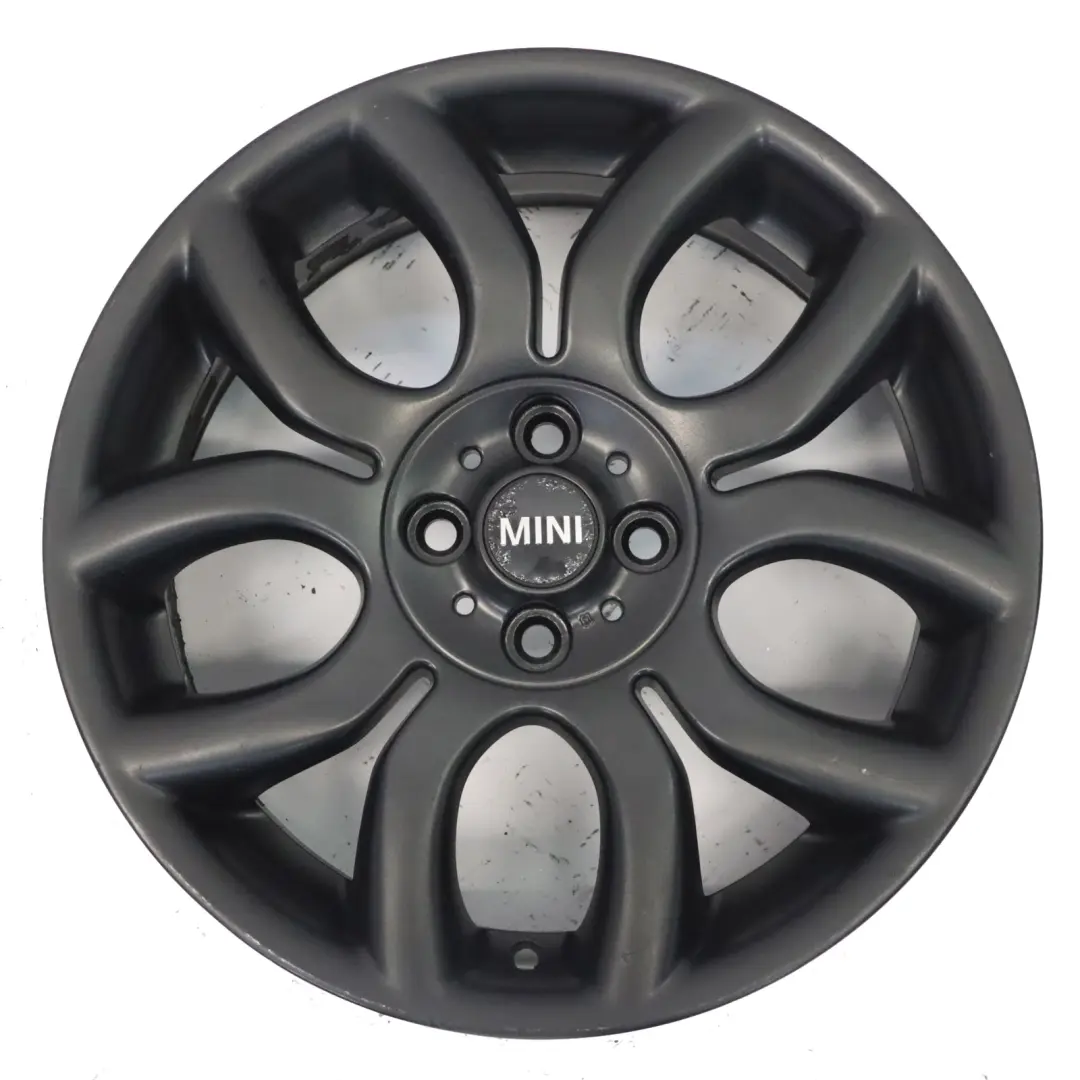 Mini Cooper R50 R55 R56 Black Wheel Alloy Rim 17" 7J ET:48 Flame Spoke 97