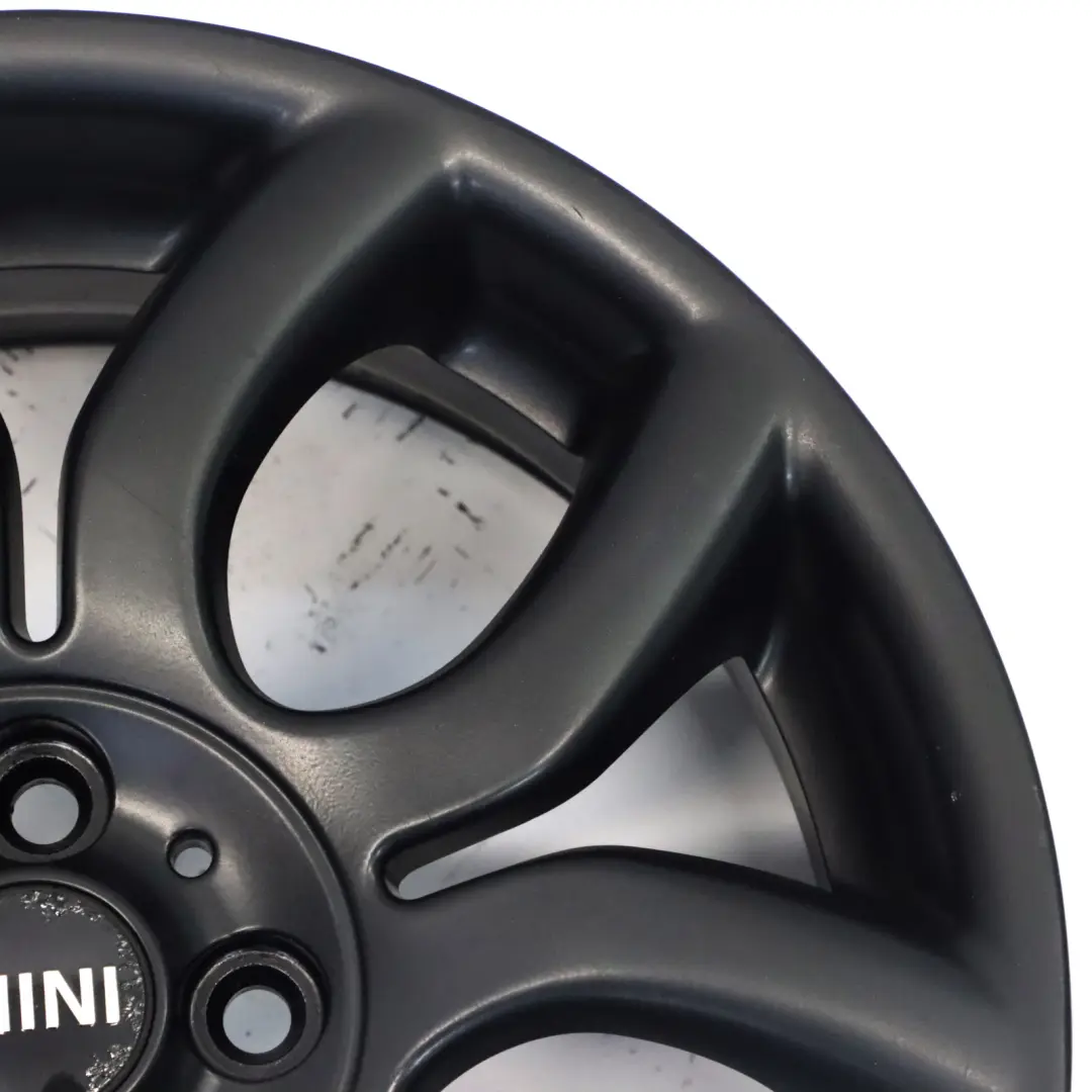 Mini Cooper R50 R55 R56 Black Wheel Alloy Rim 17" 7J ET:48 Flame Spoke 97