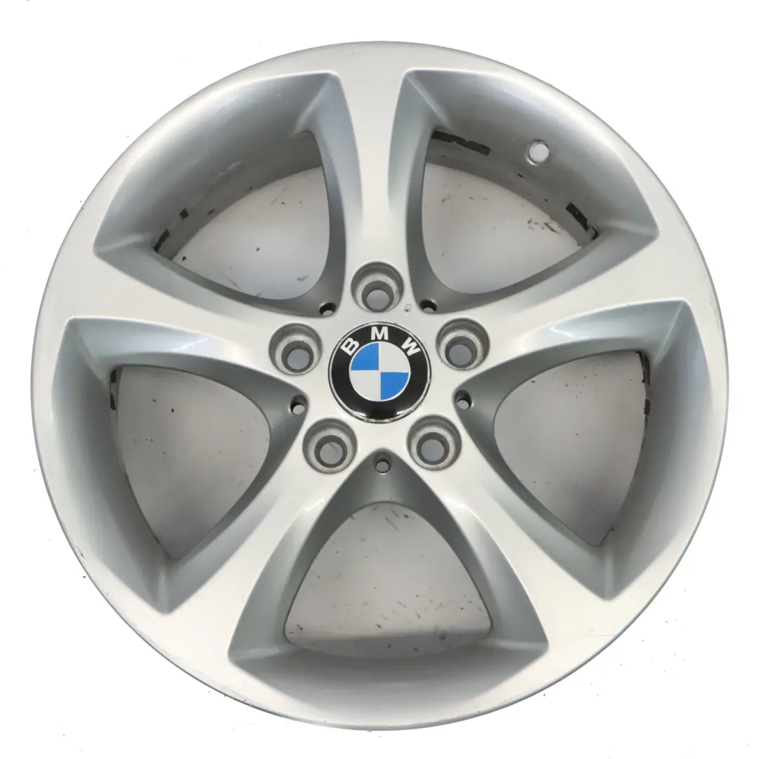 BMW E81 E82 E87 E88 llanta de aleación plata 17 "Star Spoke 256 ET:47 7J 6778219